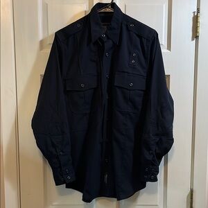 5.11 Tactical Navy Lightweight Button Down Utilitarian Shirt - Size Small